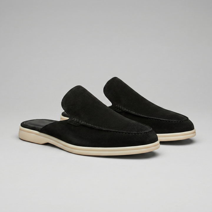 Luca | Chic Backless Loafer Slippers