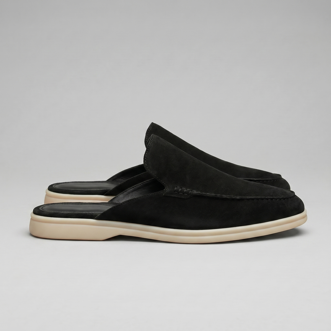 Luca | Chic Backless Loafer Slippers