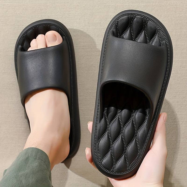 Luca | Cosy Non-Slip Cushioned Slide Slippers