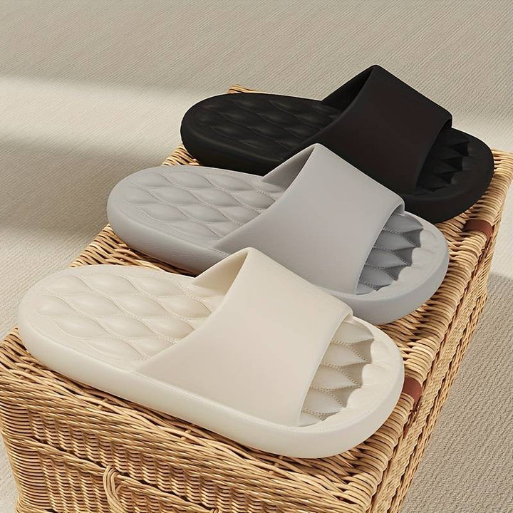 Luca | Cosy Non-Slip Cushioned Slide Slippers