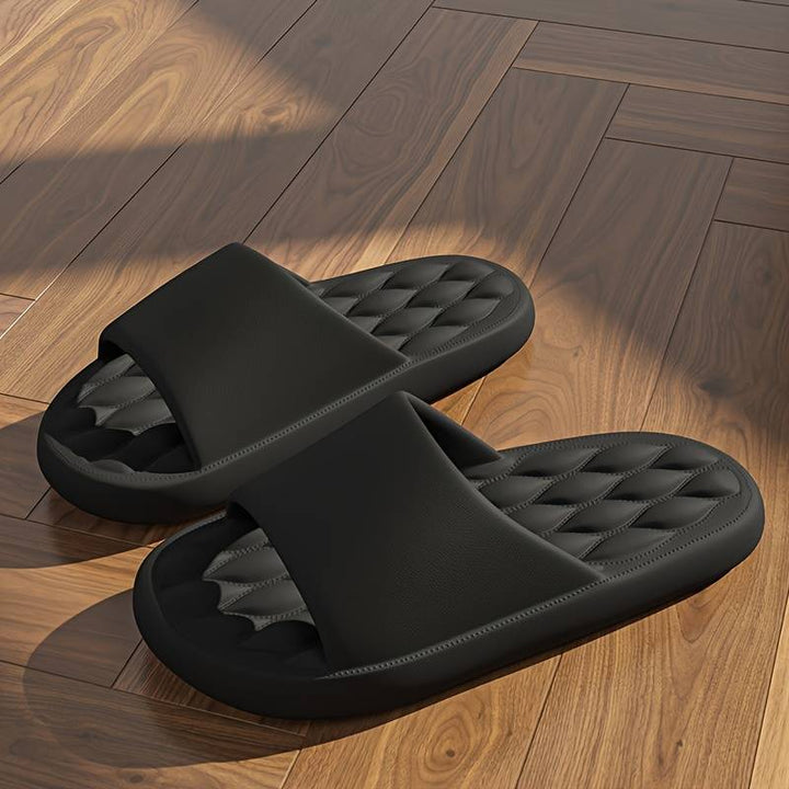 Luca | Cosy Non-Slip Cushioned Slide Slippers