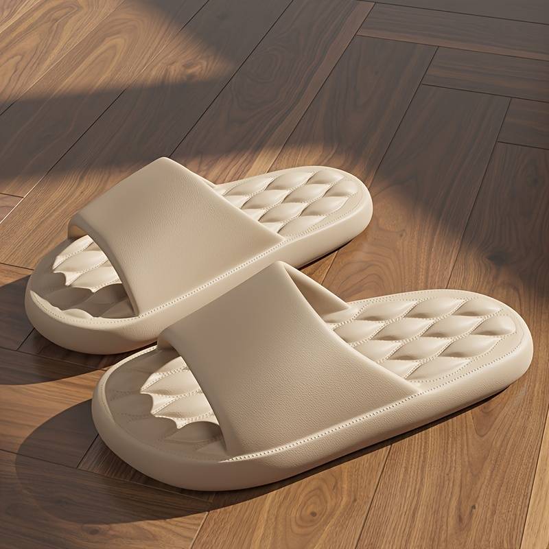 Luca | Cosy Non-Slip Cushioned Slide Slippers