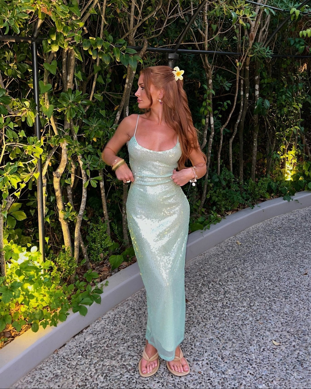 Lyla | Stylish Sequin Maxi Christmas Dress