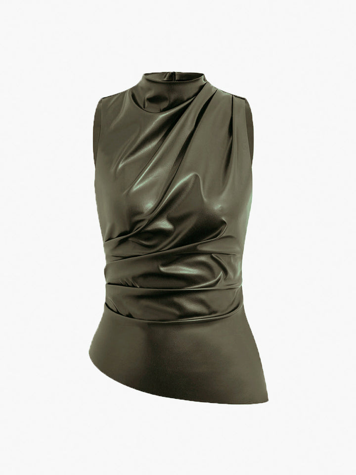 Lyla | Timeless High Neck Sleeveless Party Top