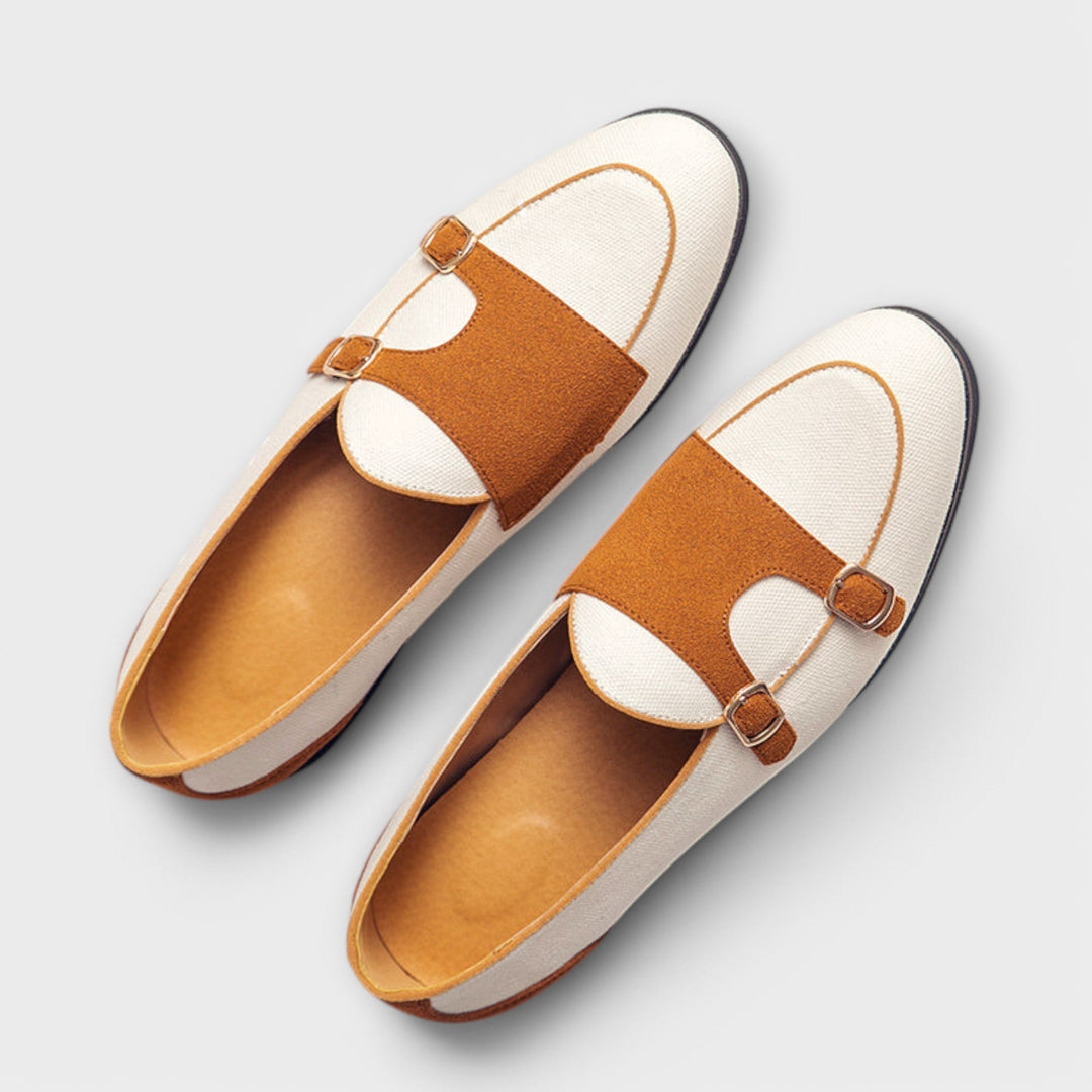 Maeve | Graceful Double Buckle Round Toe Loafer Slippers