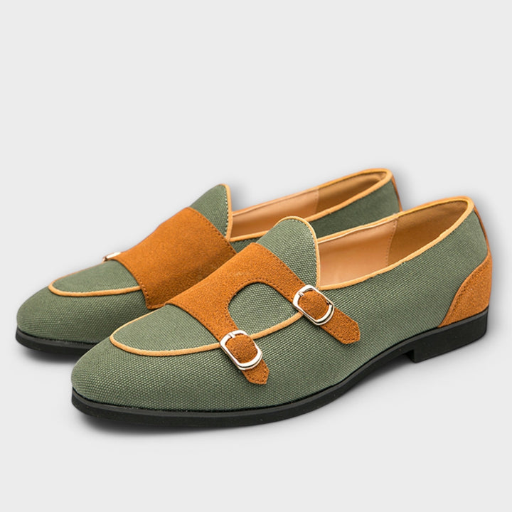 Maeve | Graceful Double Buckle Round Toe Loafer Slippers