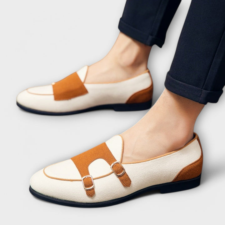 Maeve | Graceful Double Buckle Round Toe Loafer Slippers