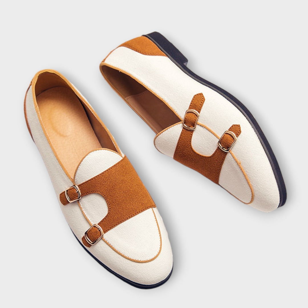 Maeve | Graceful Double Buckle Round Toe Loafer Slippers