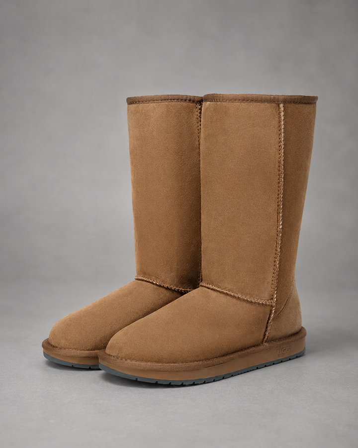 Maeve | Polished Tall Pull-On Snow Boots for Women