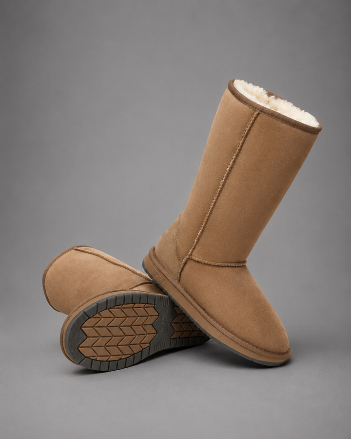 Maeve | Polished Tall Pull-On Snow Boots for Women