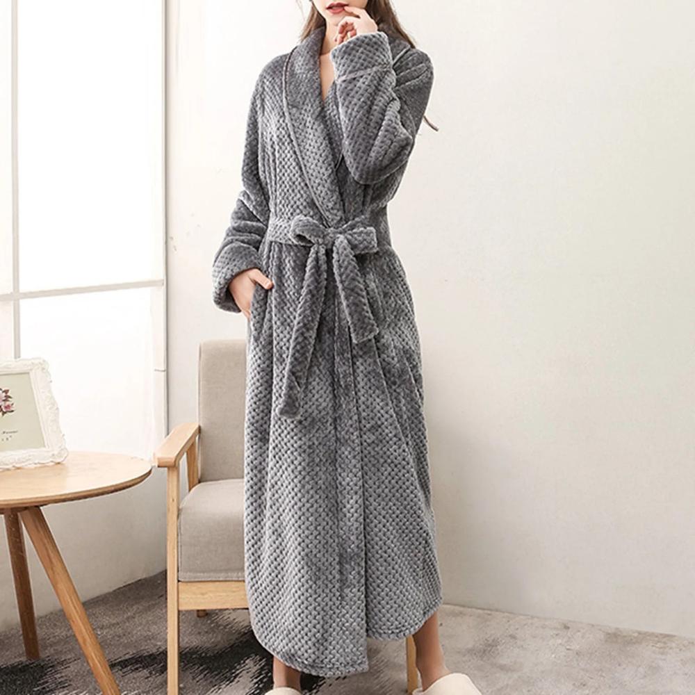 Maria | Long Belted Ladies Dressing Gowns with Pockets