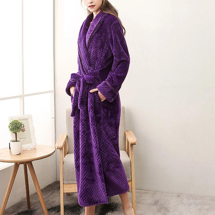 Maria | Long Belted Ladies Dressing Gowns with Pockets