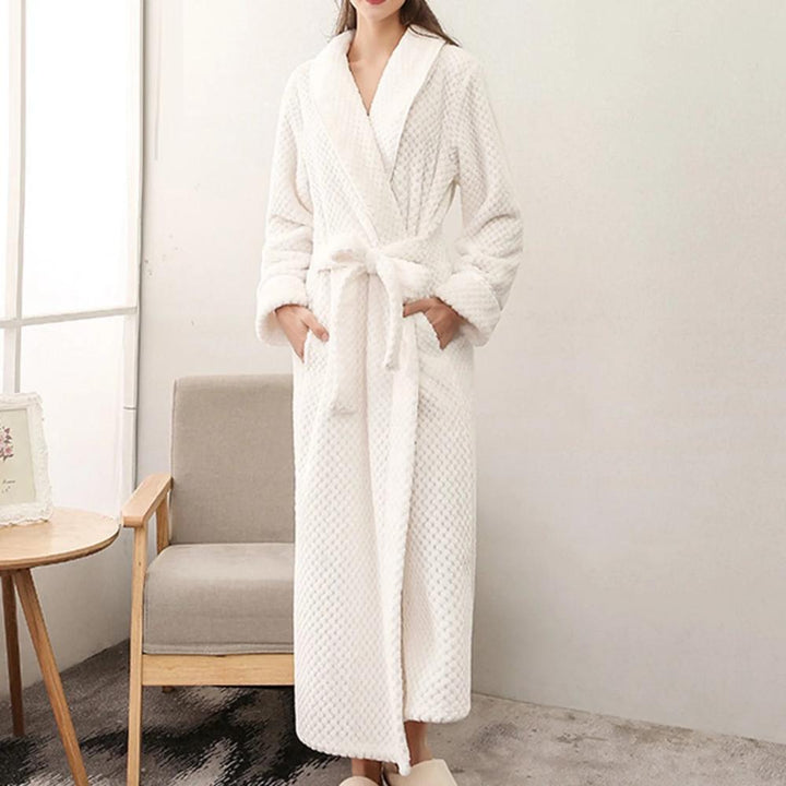 Maria | Long Belted Ladies Dressing Gowns with Pockets