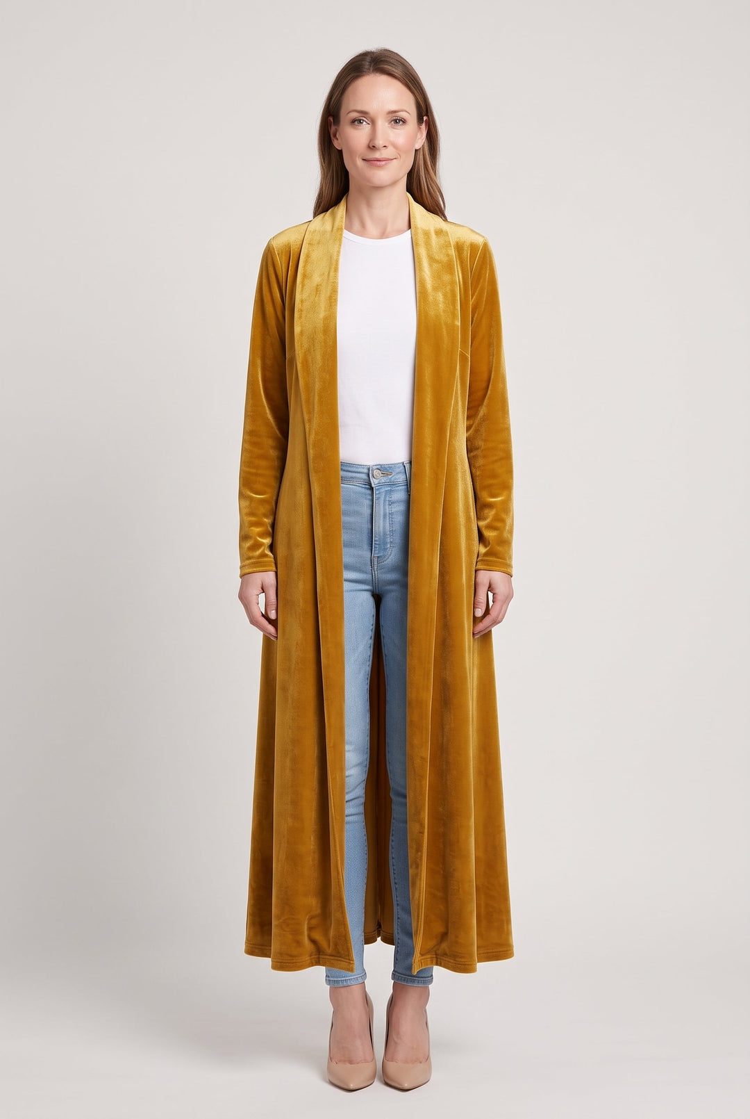 Maya | Elegant Plush Kimono Dressing Gown