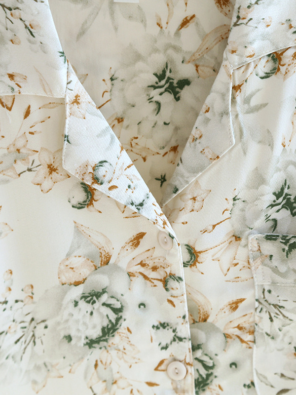 Mila | Effortless Floral Long Sleeve Ladies Pyjamas