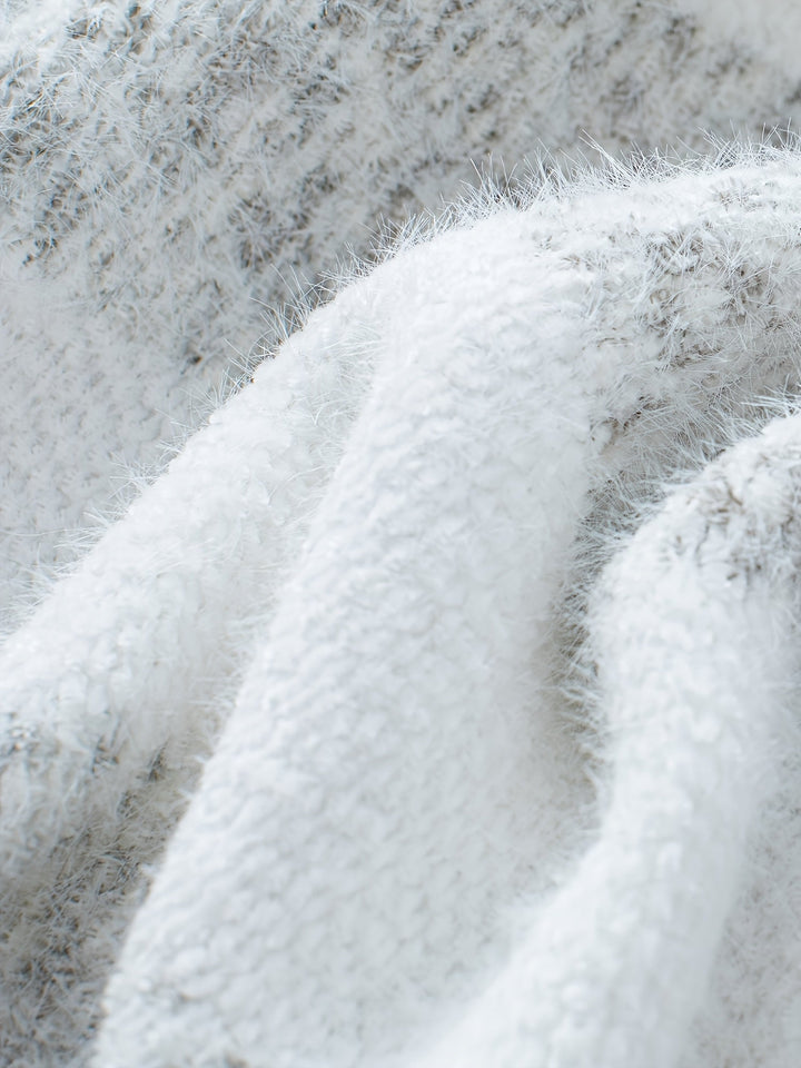 Nora | Striped High Neck Christmas Jumper for Women