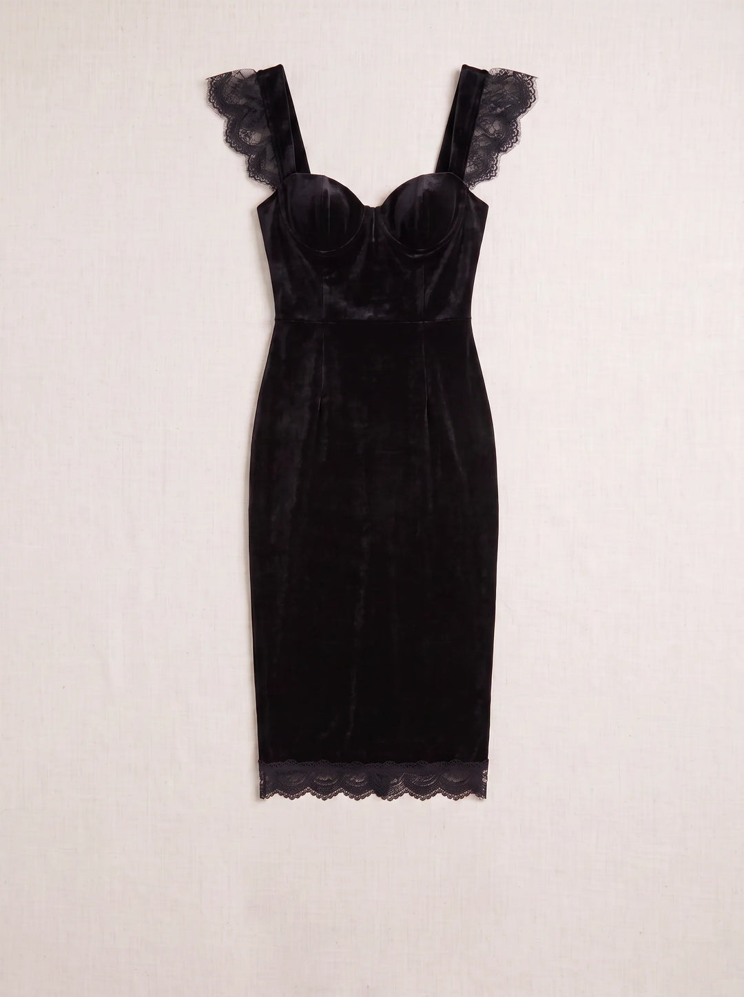 Orla | Classic Bustier Bodycon Midi Dress Xmas Party Wear