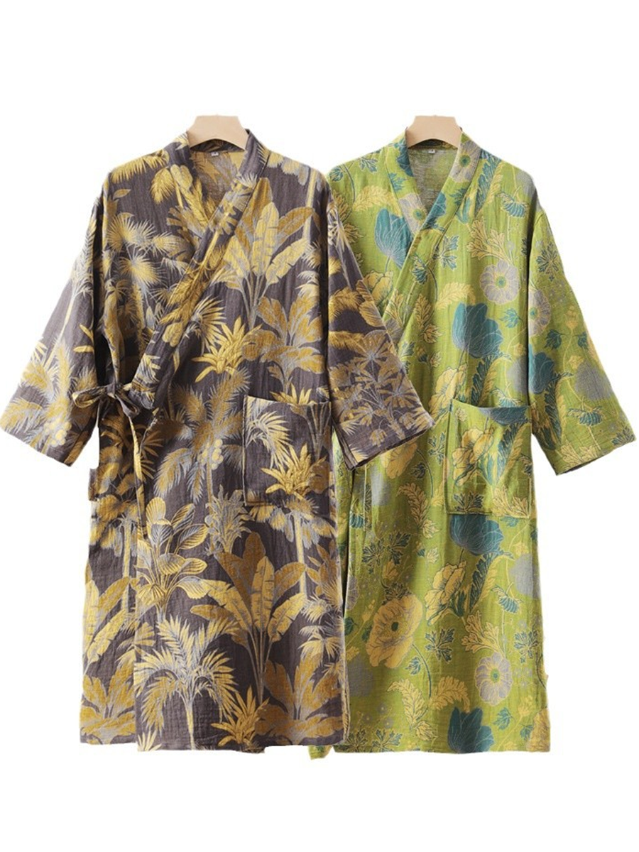 Penelope | Relaxed Floral Print Ladies Dressing Gowns