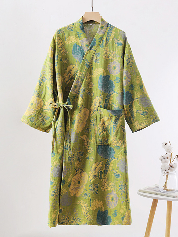 Penelope | Relaxed Floral Print Ladies Dressing Gowns