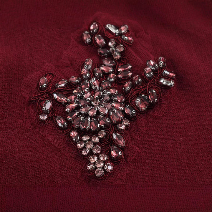 Raya | Graceful High-Waisted Flared Sequin Trousers