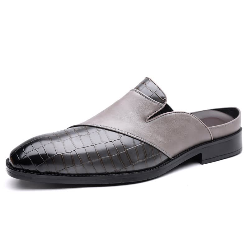 Reuben | Polished Backless Slip-On Loafer Slippers