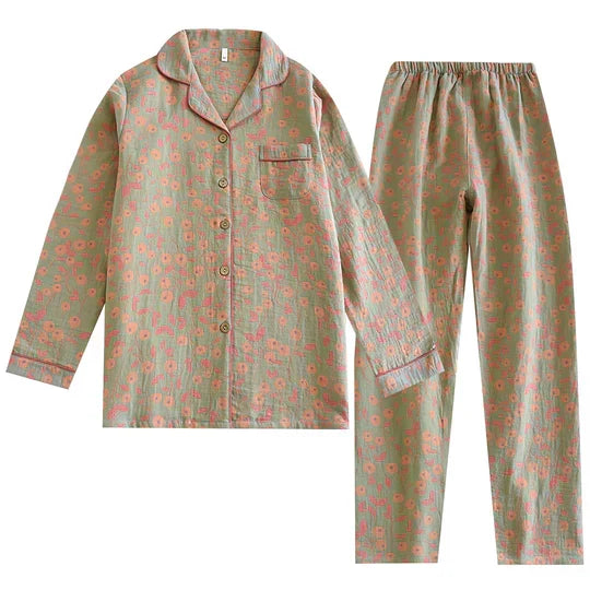 Robyn | Refined Floral Print Ladies Pyjamas Set