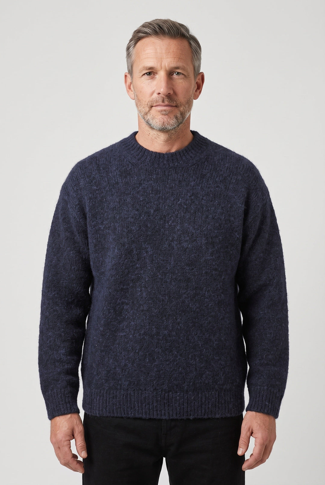 Rory | Stylish Textured Crew Neck Mens Knit Jumper