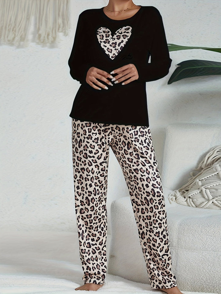 Rose | Timeless Leopard Print Ladies Pyjamas Set