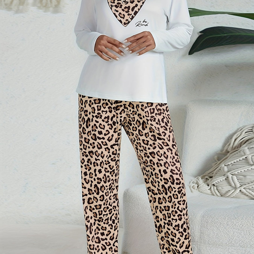 Rose | Timeless Leopard Print Ladies Pyjamas Set