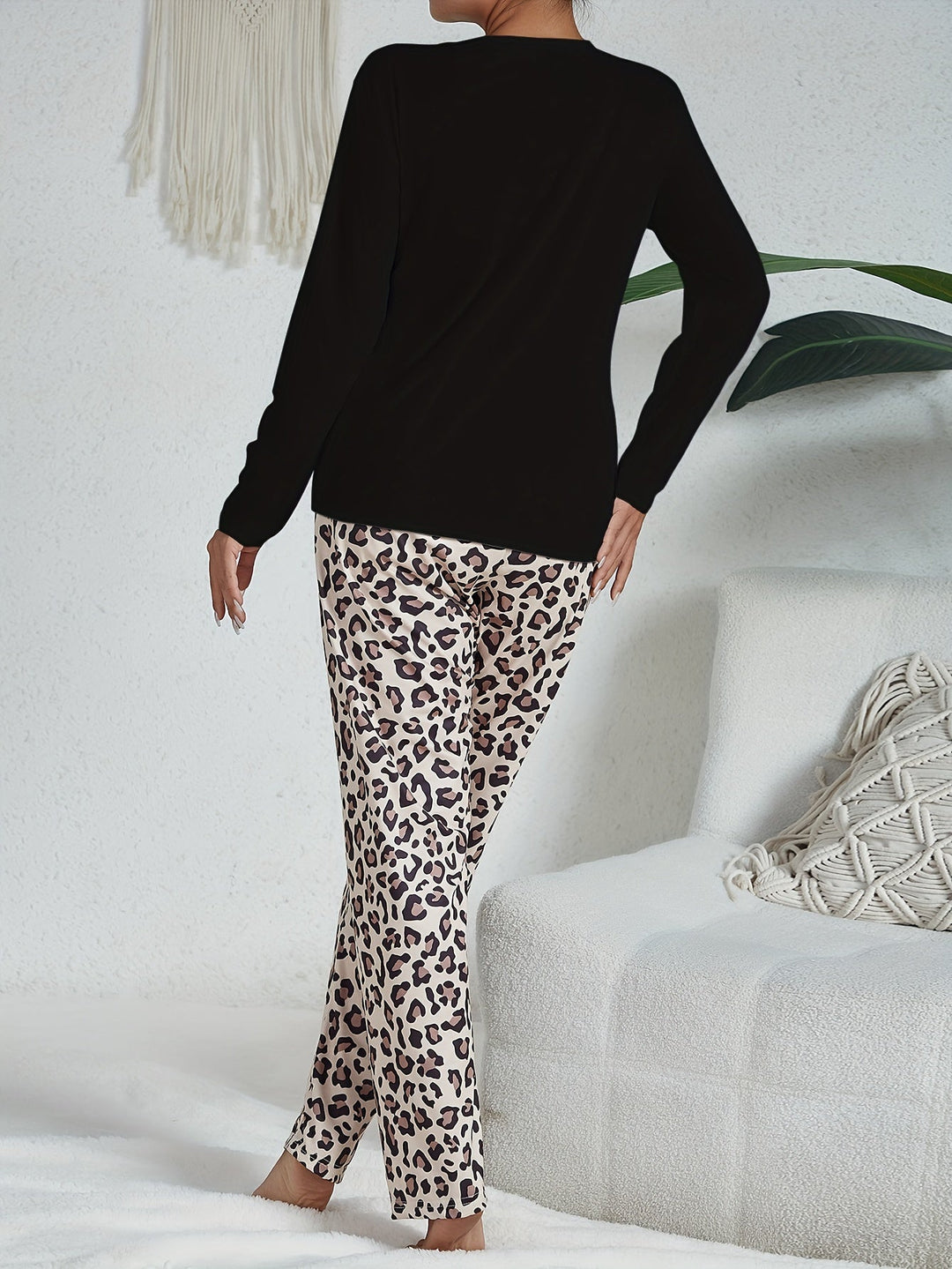 Rose | Timeless Leopard Print Ladies Pyjamas Set