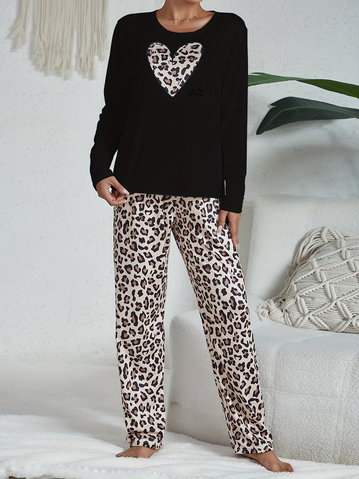 Rose | Timeless Leopard Print Ladies Pyjamas Set