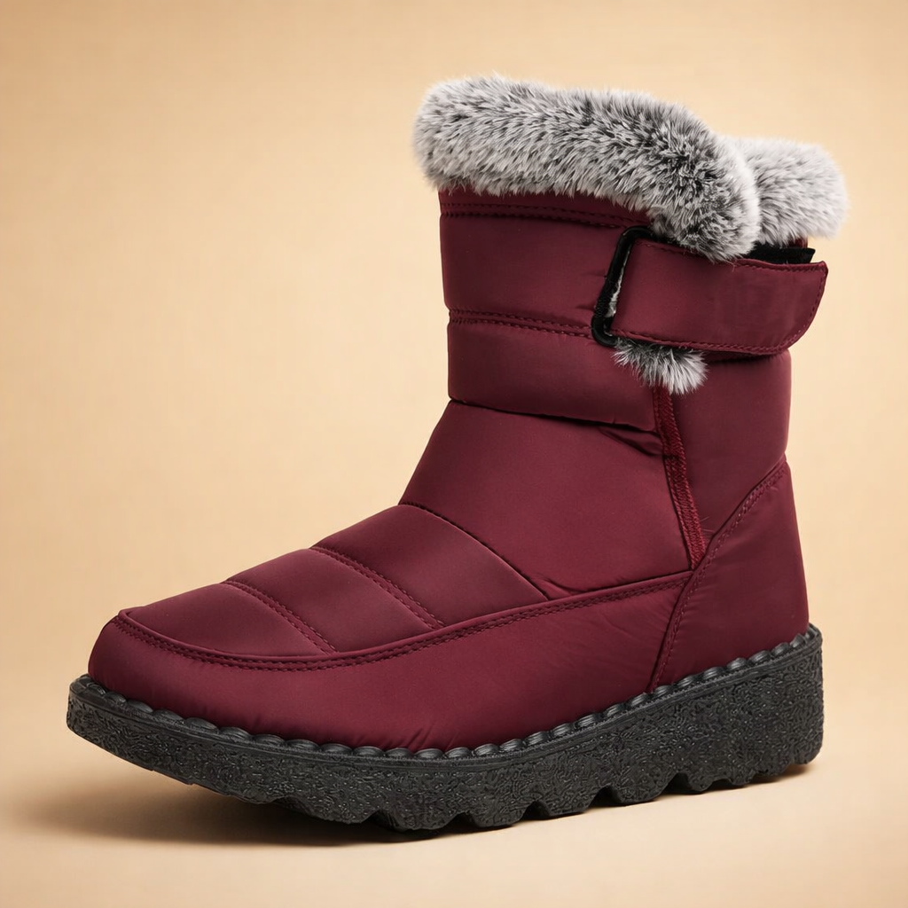 Rosie | Cosy Fur-Trim Snow Boots for Women