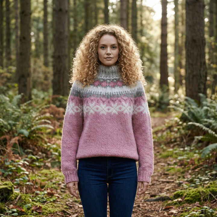 Ruby | Chic Fair Isle Knit Christmas Jumper for Women