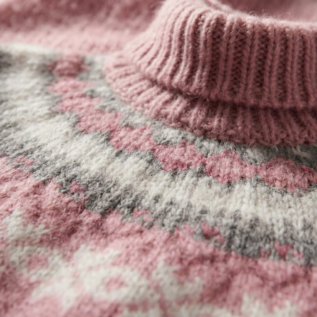 Ruby | Chic Fair Isle Knit Christmas Jumper for Women