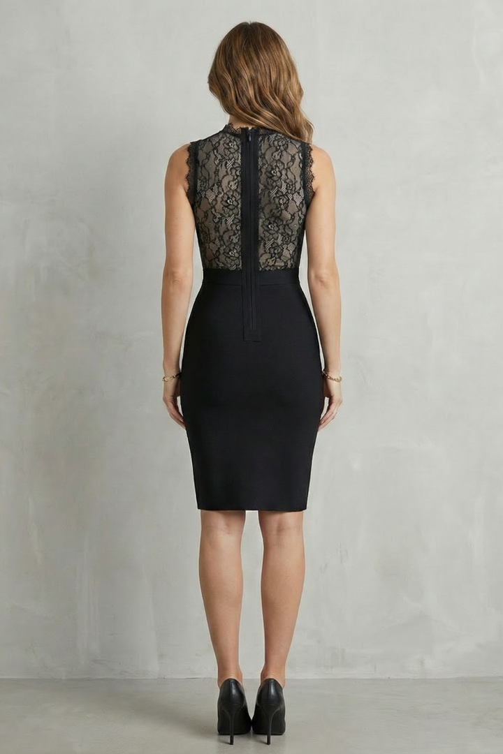 Ruby | Timeless Lace Bodycon Christmas Party Dress