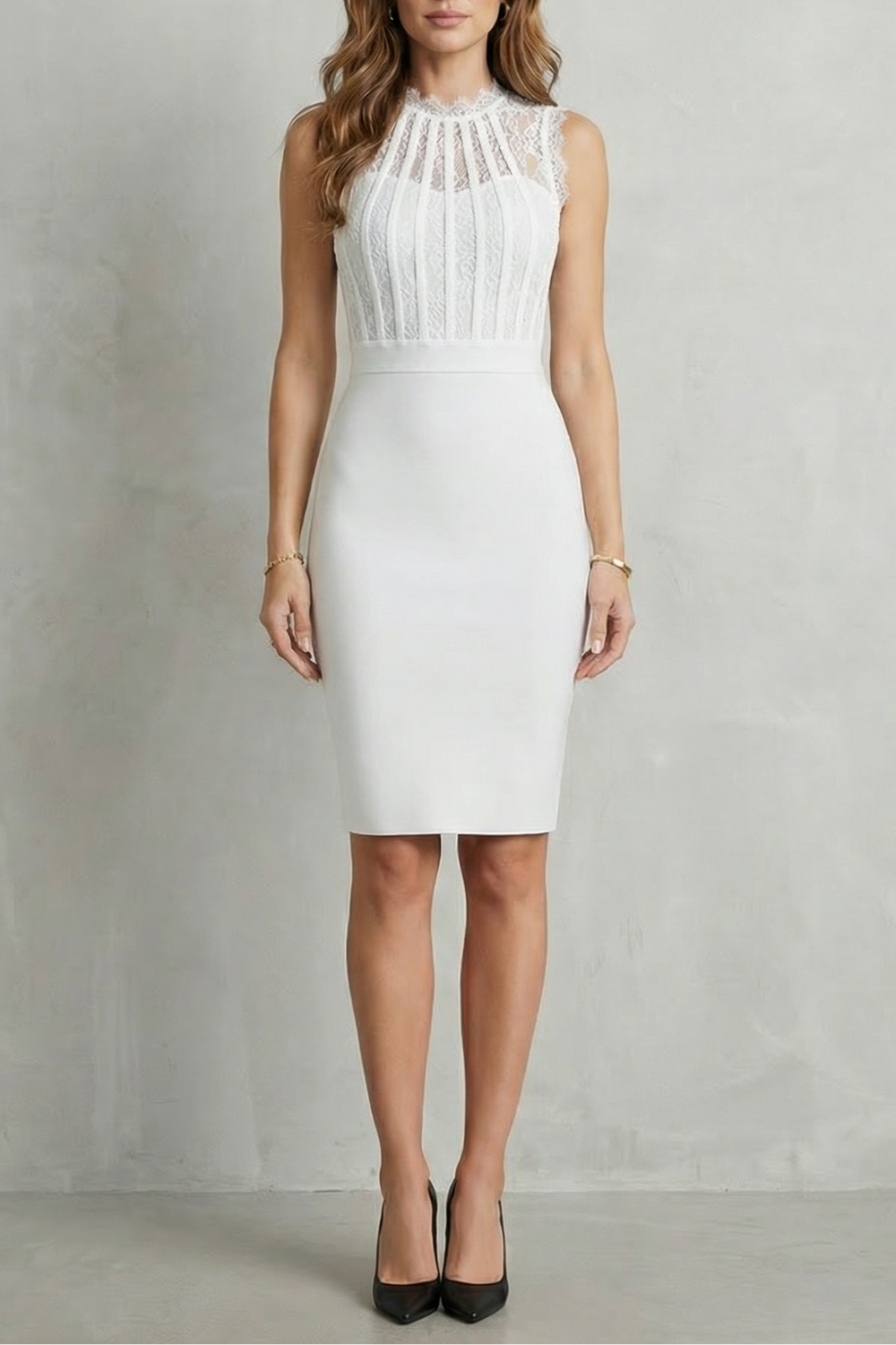 Ruby | Timeless Lace Bodycon Christmas Party Dress