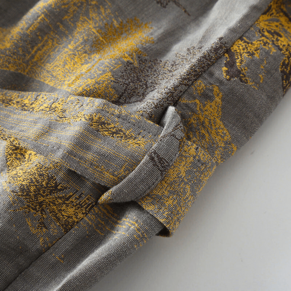 Sara | Elegant Kimono Style Dressing Gown with Tie Waist