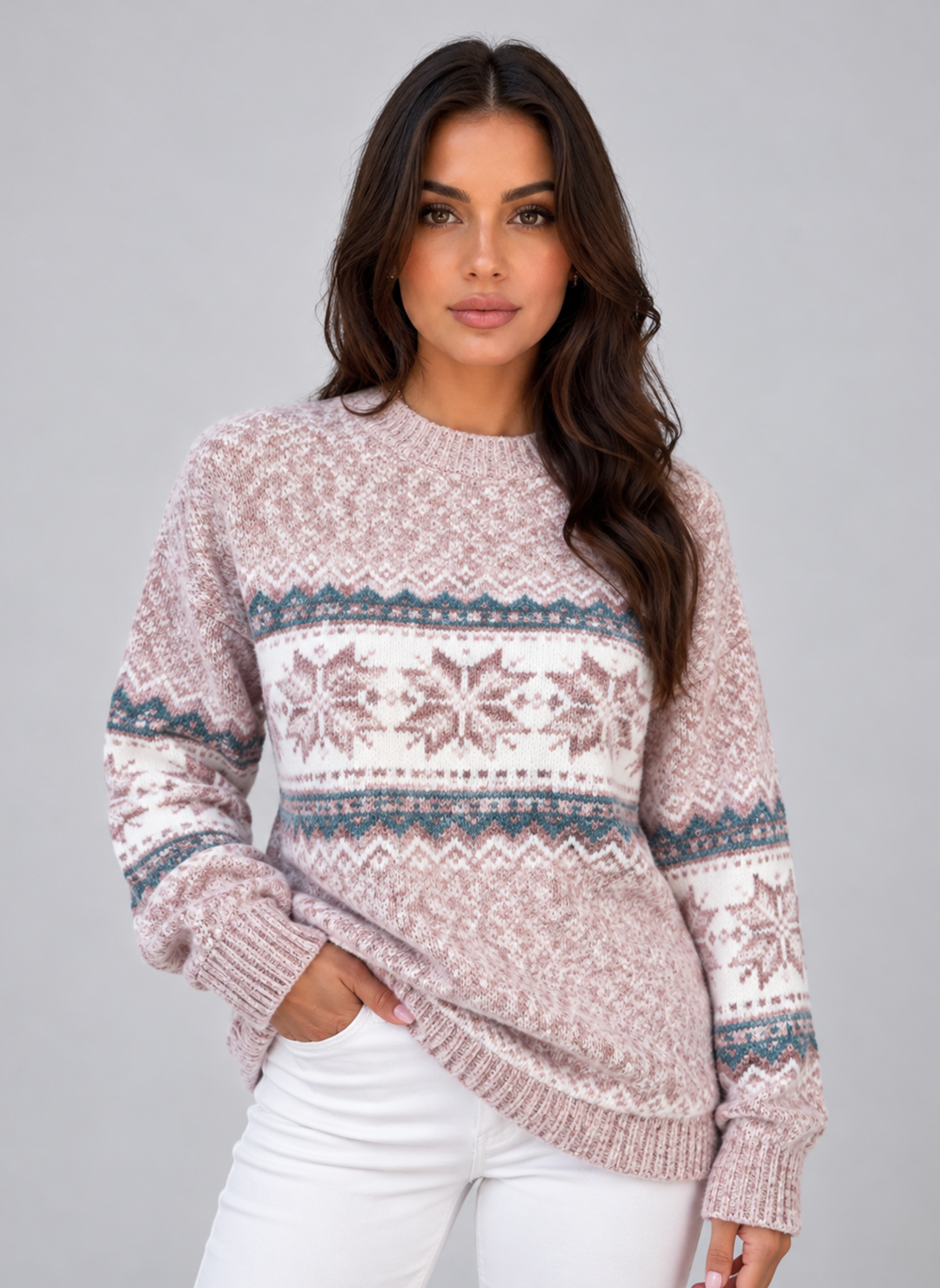 Sara | Fair Isle Christmas Jumper for Women