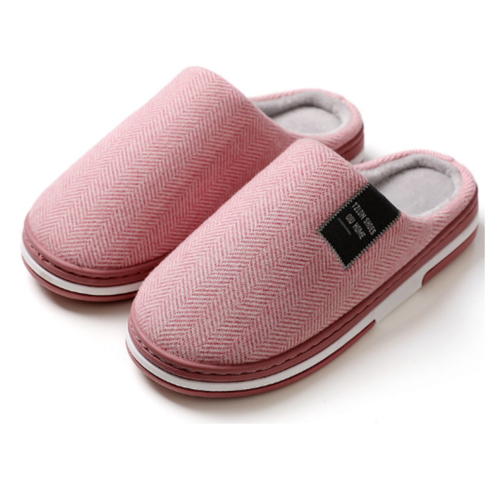Sonny | Classic Herringbone Knit House Slippers