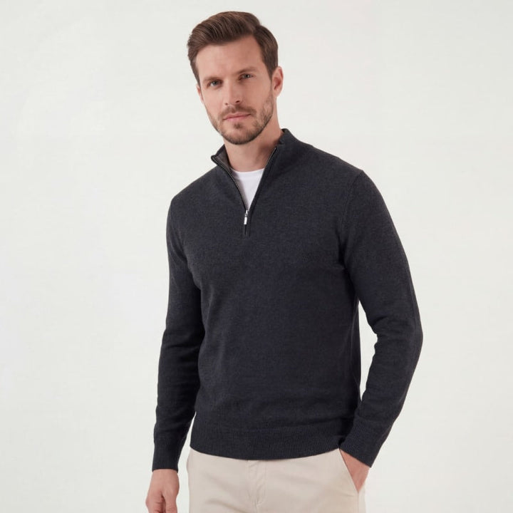 Sonny | Refined Quarter Zip Mens Jumpers