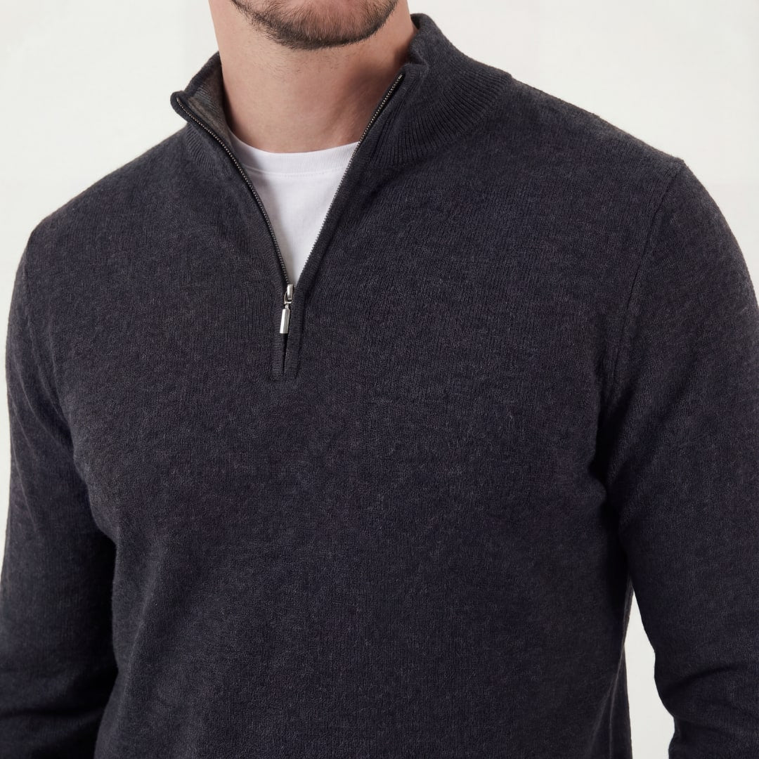 Sonny | Refined Quarter Zip Mens Jumpers