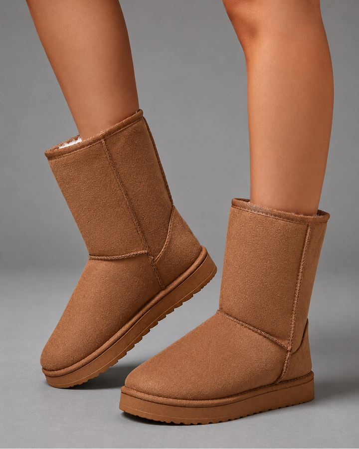 Sophia | Chic Mid-Calf Snow Boots Women Slip-On Winter Boots
