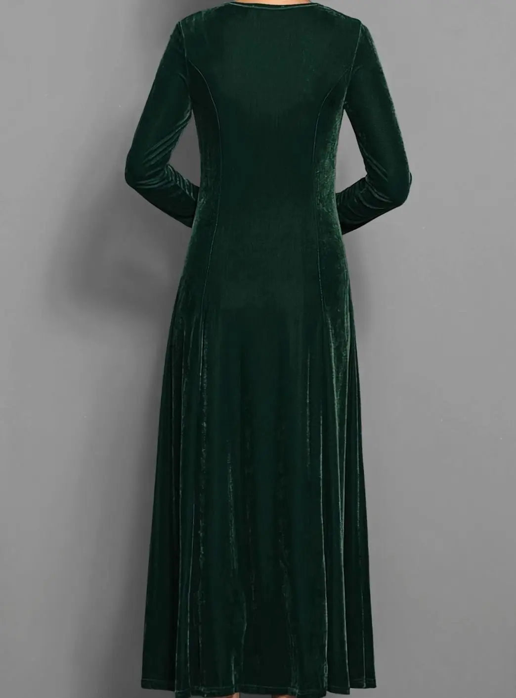Sophie | Relaxed A-Line Long Sleeve Maxi Christmas Dress