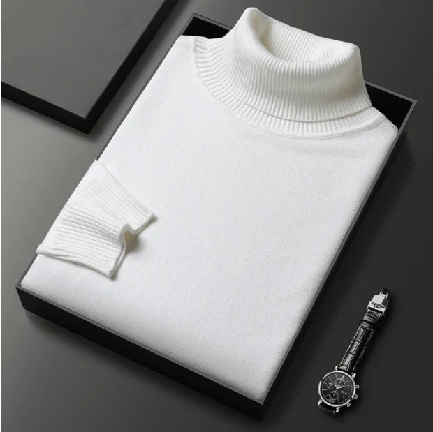 Teddy | Timeless Ribbed Roll Neck Mens Jumper