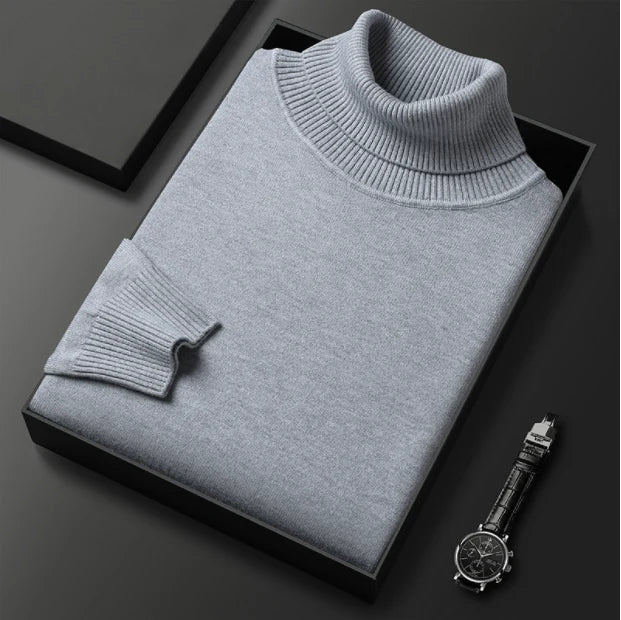 Teddy | Timeless Ribbed Roll Neck Mens Jumper