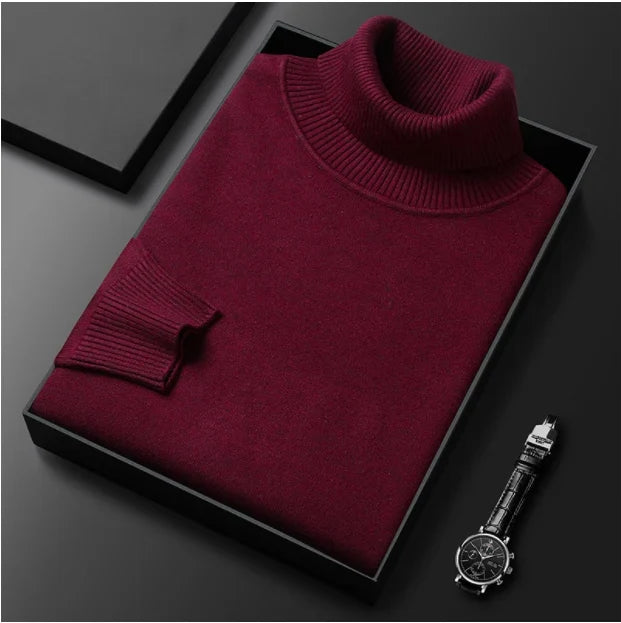 Teddy | Timeless Ribbed Roll Neck Mens Jumper