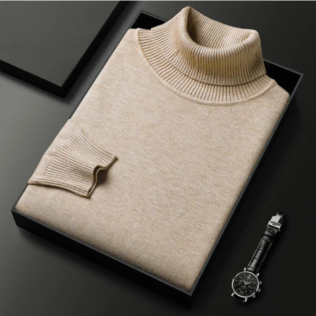 Teddy | Timeless Ribbed Roll Neck Mens Jumper
