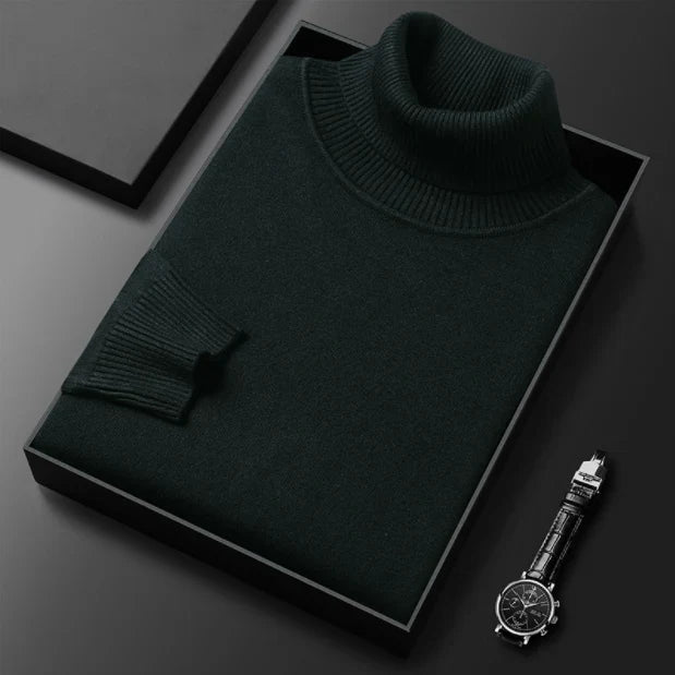 Teddy | Timeless Ribbed Roll Neck Mens Jumper