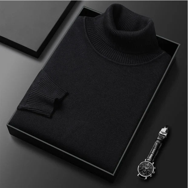 Teddy | Timeless Ribbed Roll Neck Mens Jumper