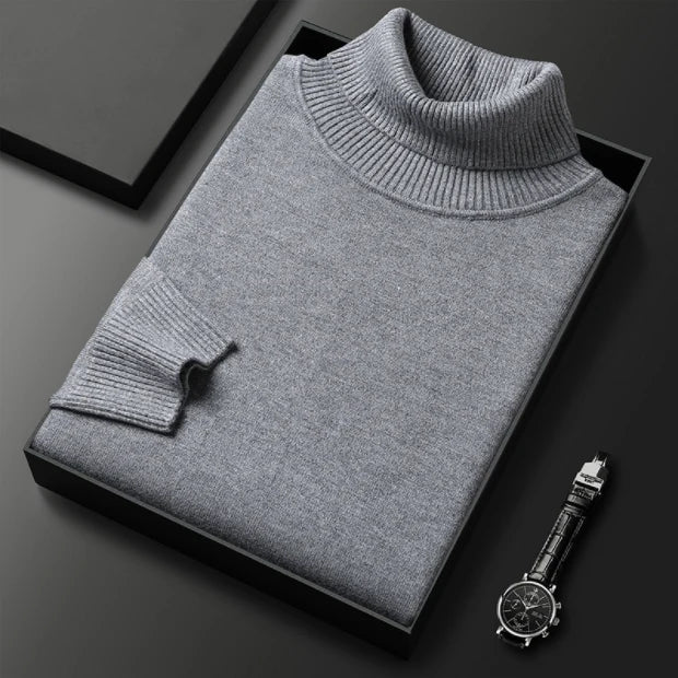 Teddy | Timeless Ribbed Roll Neck Mens Jumper